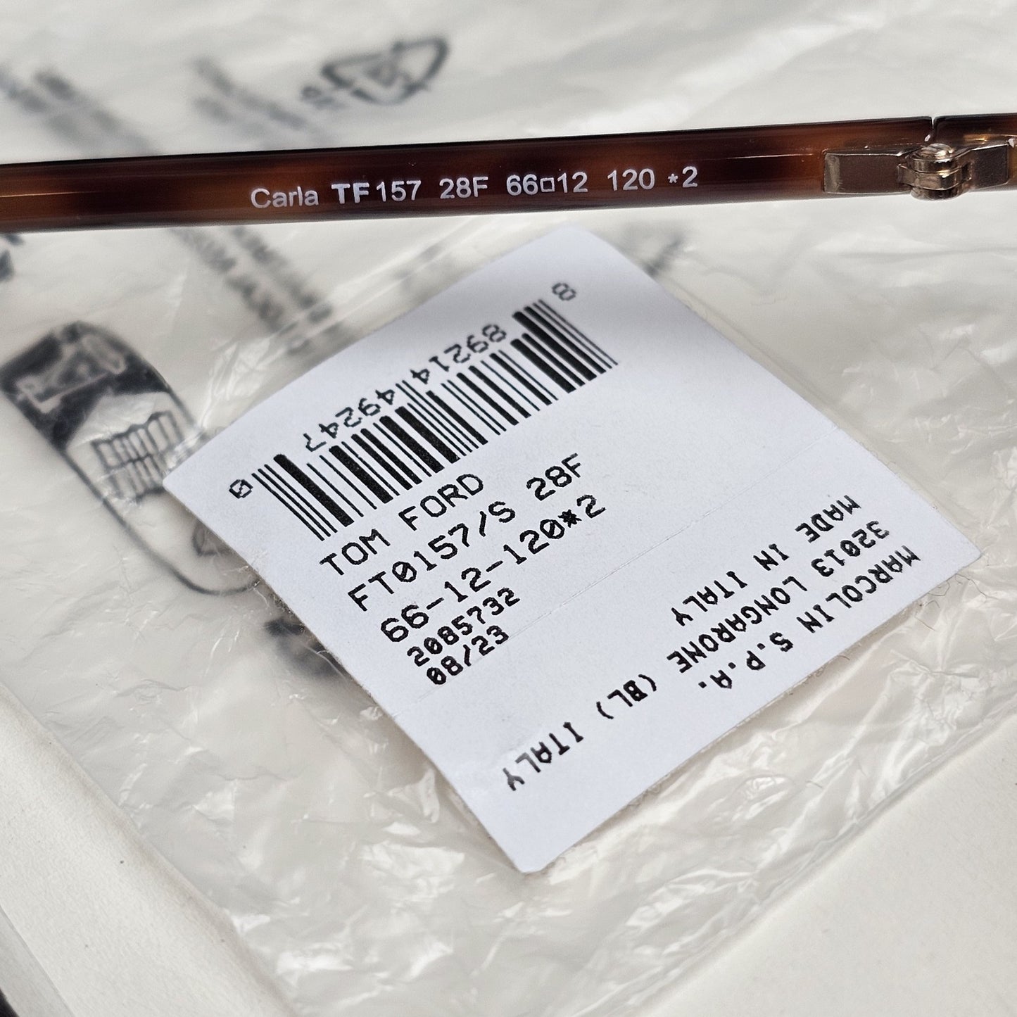 Tom Ford Sunglasses Carla Gold Tortoise Brown Gradient FT0157 TF 157 28F