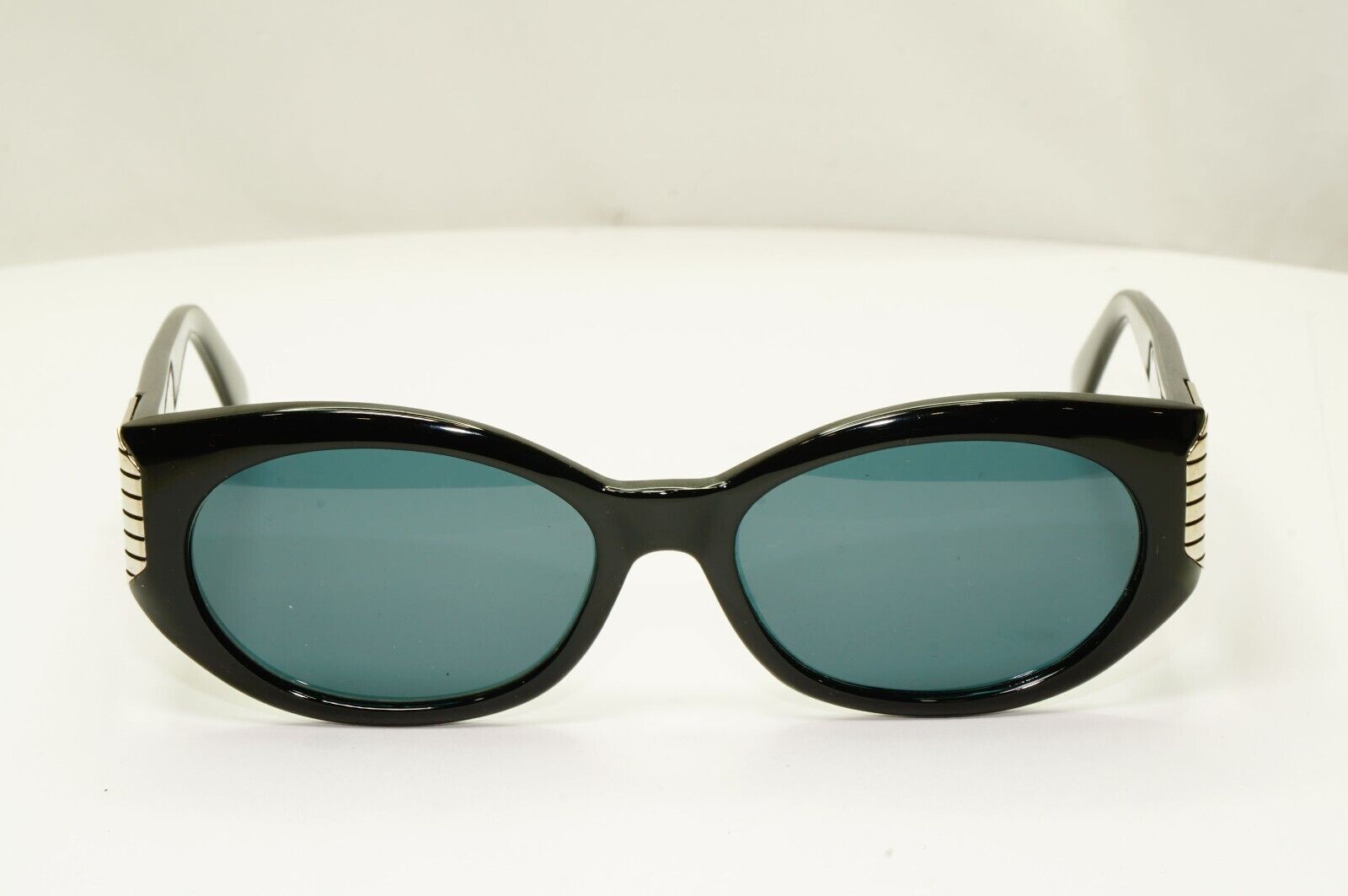 Versus Sunglasses 1995 Vintage Black Silver  by Gianni Versace MOD EZ6 COL 852