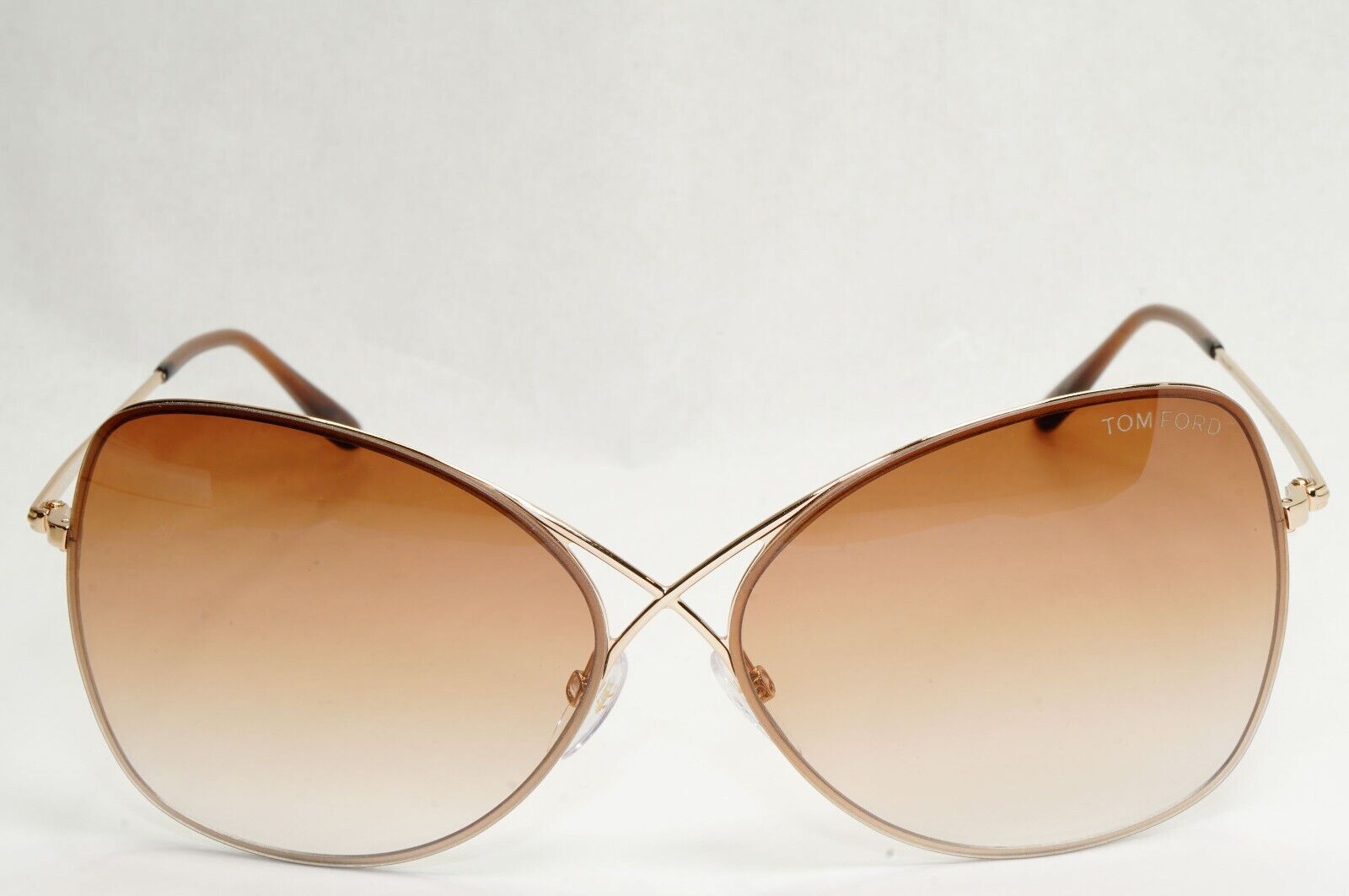 Tom Ford Sunglasses Colette Gold Brown Gradient FT0250 TF 250 28F 63mm [A]