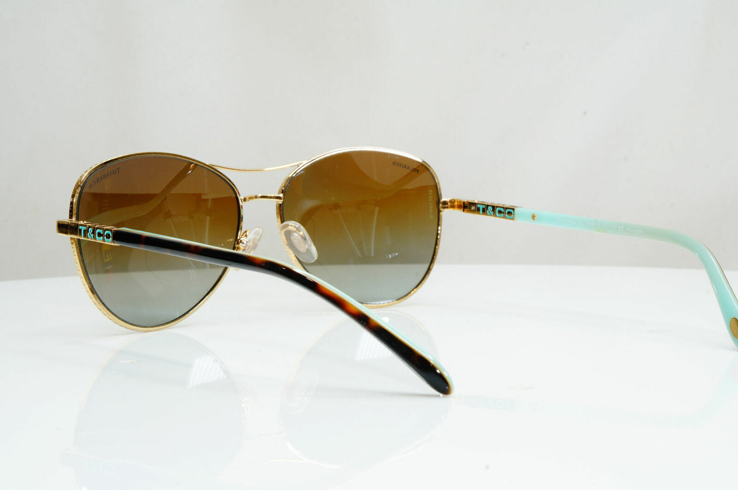 Authentic TIFFANY & CO Polarized Sunglasses Pilot LOVE TF 3041 6084/T5 26734