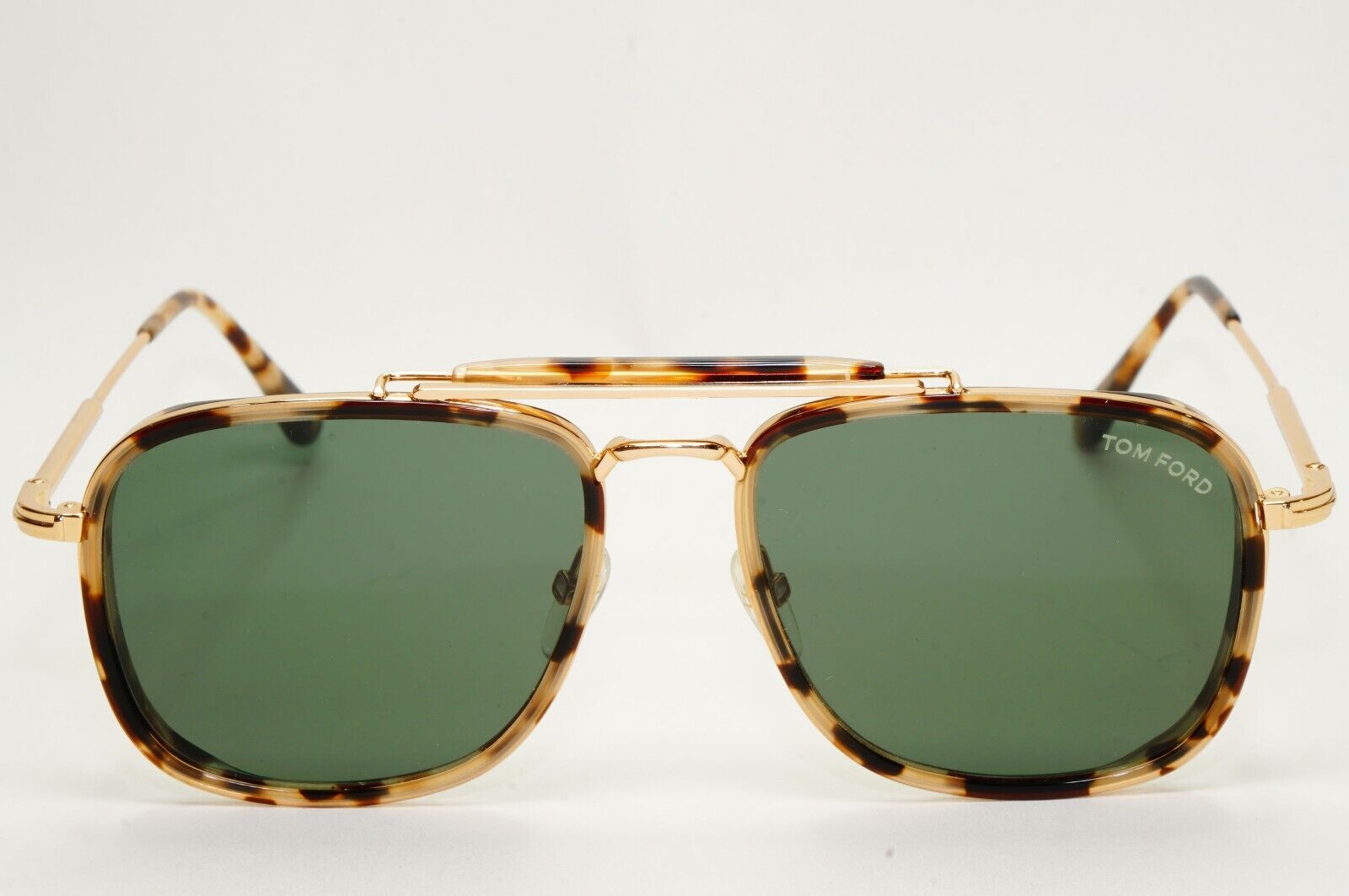 Tom Ford Sunglasses Huck Brown Gold Green Tortoise FT0665 TF 665 56N 56mm