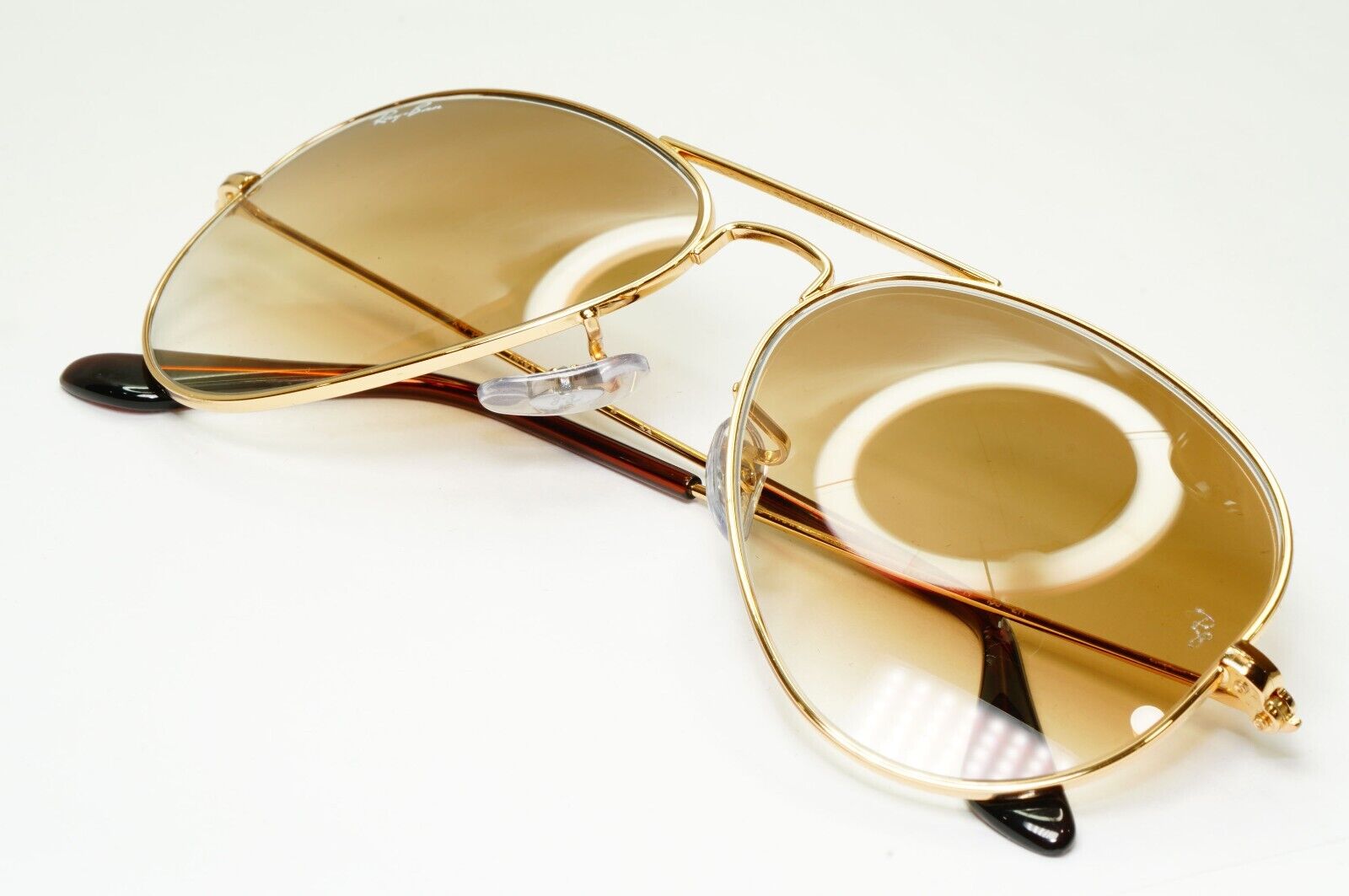 Ray-Ban Sunglasses Aviator Gold Brown Gradient RB 3025 Aviator 001/51 55mm Small