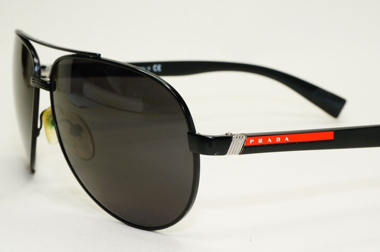 Prada Sunglasses 2012 Vintage Black Pilot PS51NS SPS 51N 1BO-3M1 63mm 120824