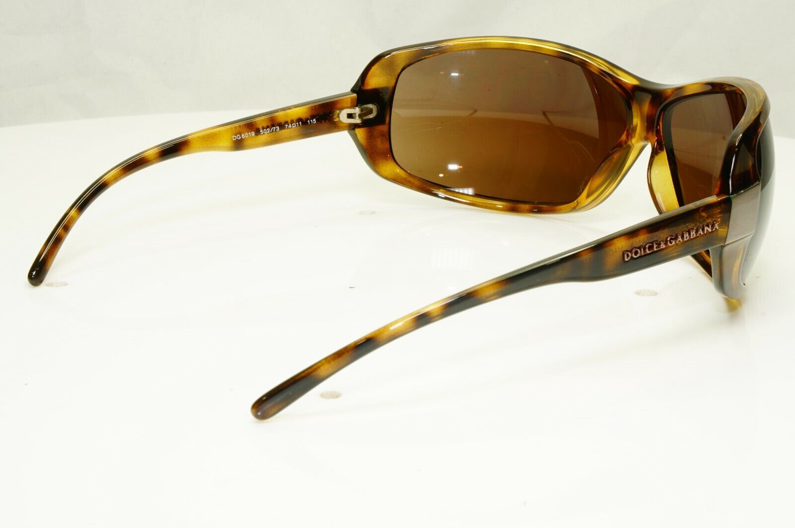 Authentic DOLCE & GABBANA Womens Vintage Sunglasses HAVANA DG 6019 502/73 27458