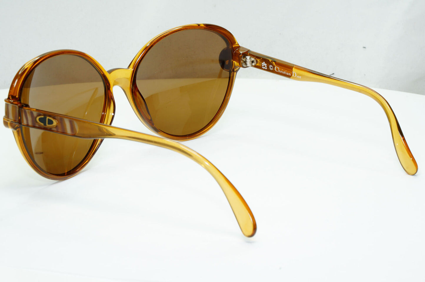 Dior 1990s Vintage Sunglasses Brown Honey Large Square Germany 2206 10 251122