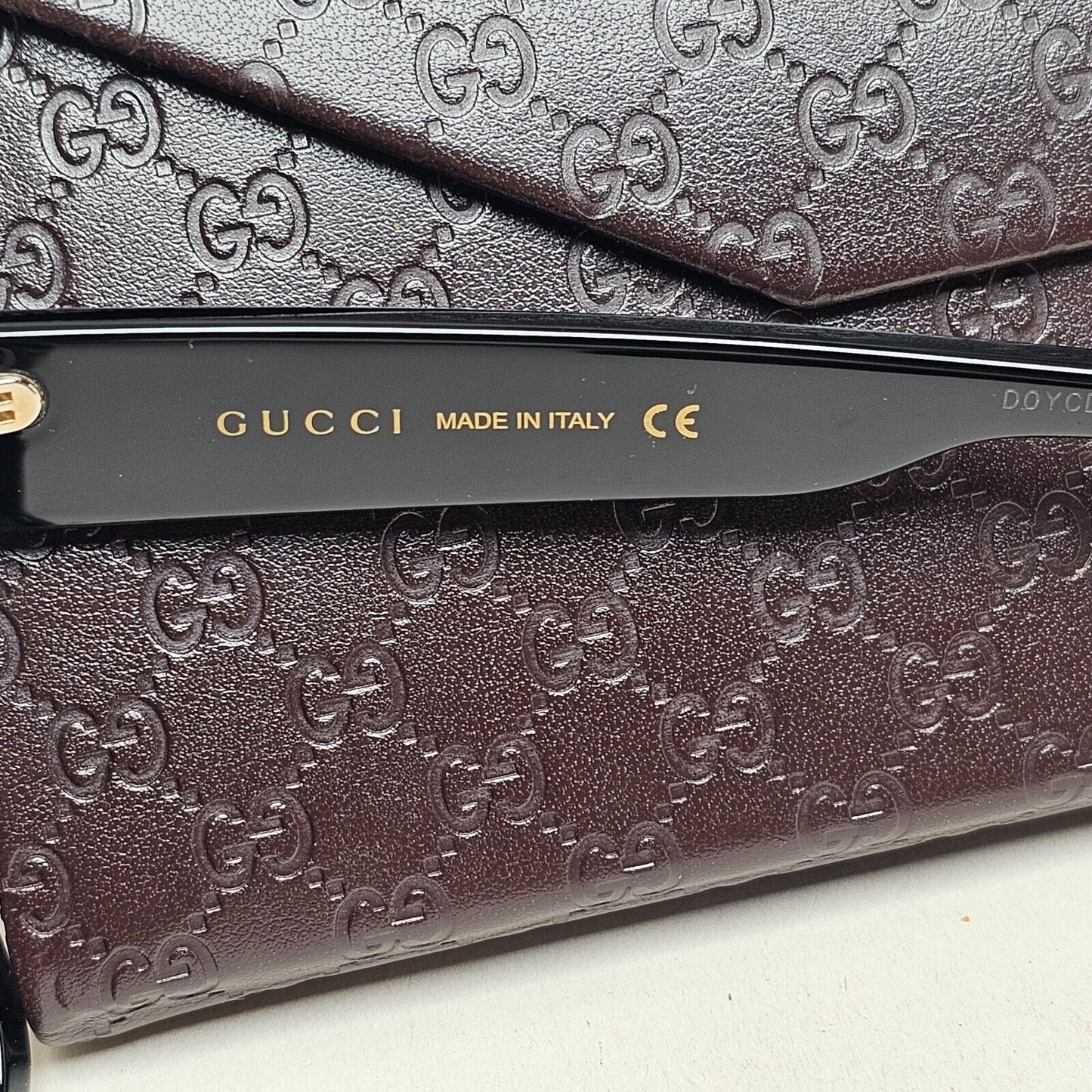 Gucci Sunglasses 2019 Black Square Glossy Large GG0459S 001 54mm 280125