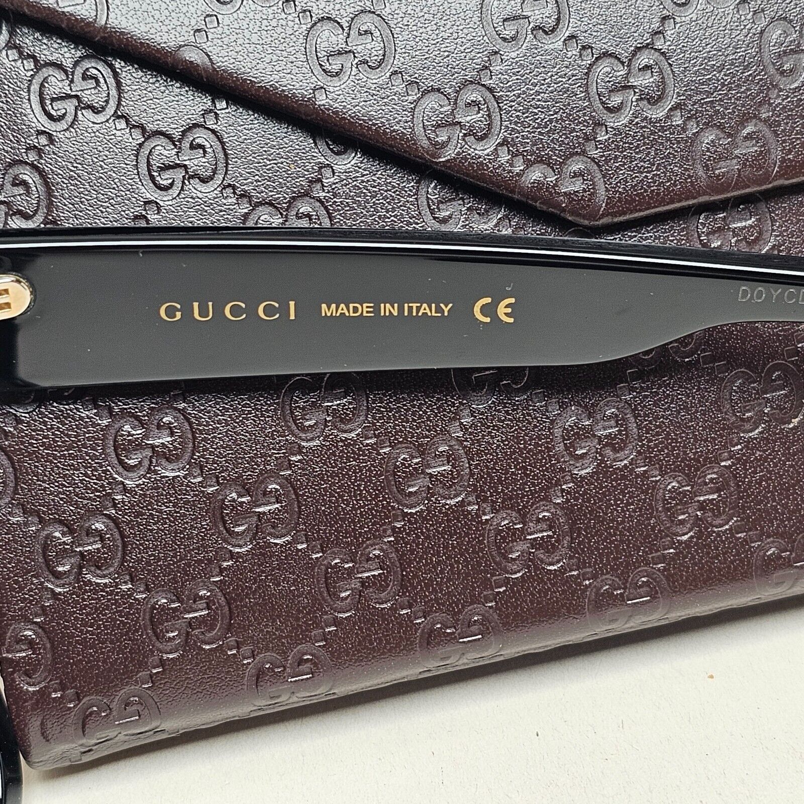 Gucci Sunglasses 2019 Black Square Glossy Large GG0459S 001 54mm 280125