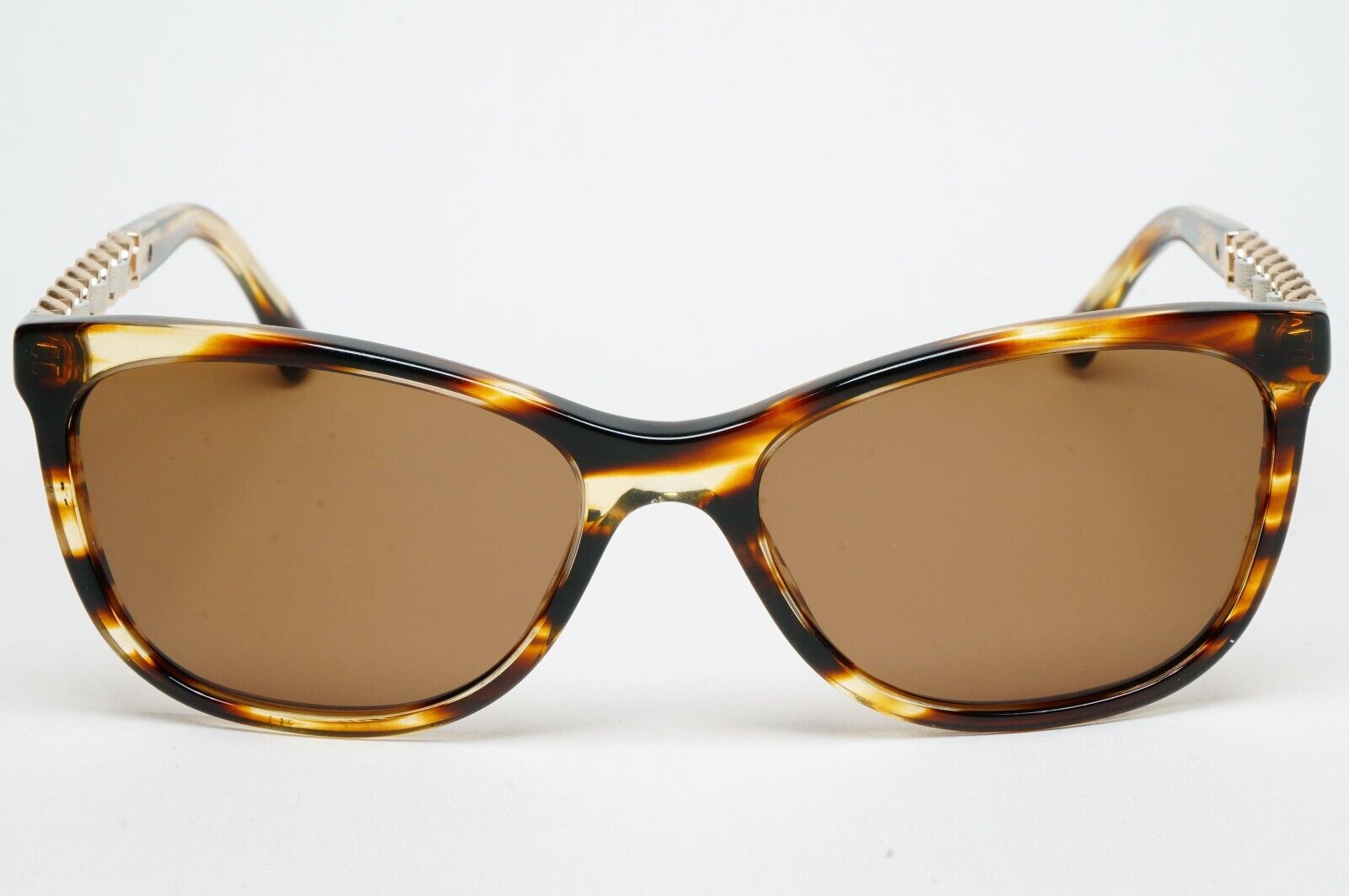 Chanel Sunglasses Leather Chain Gold Brown Tortoise 5260-Q c.1498/S5 57mm 261124