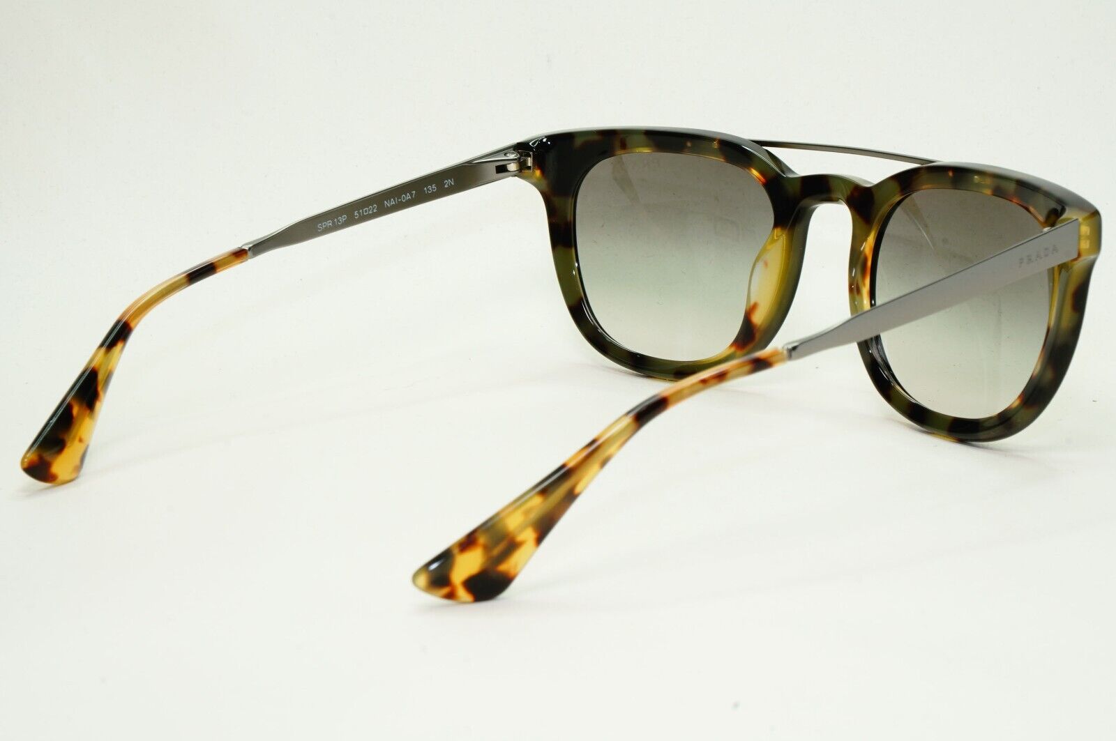 Prada Sunglasses 2013 Vintage Square Black Brown PR13PS SPR 13P NAI-0A7 050824