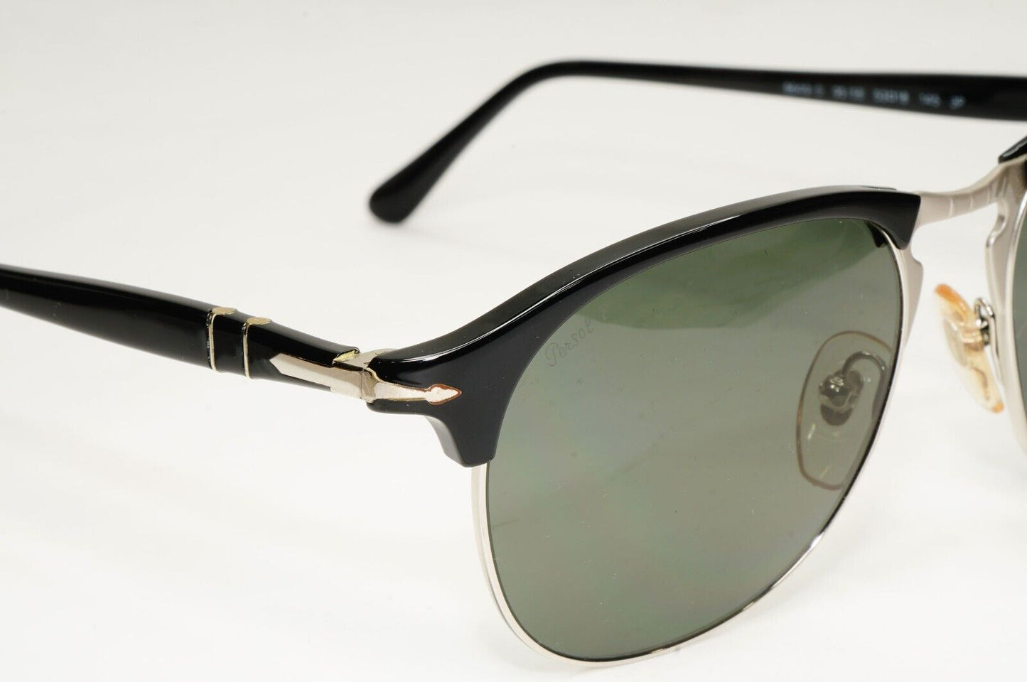 Persol Sunglasses 2015 Polarized Black Green Grey Silver 8649-S 95/58 53mm