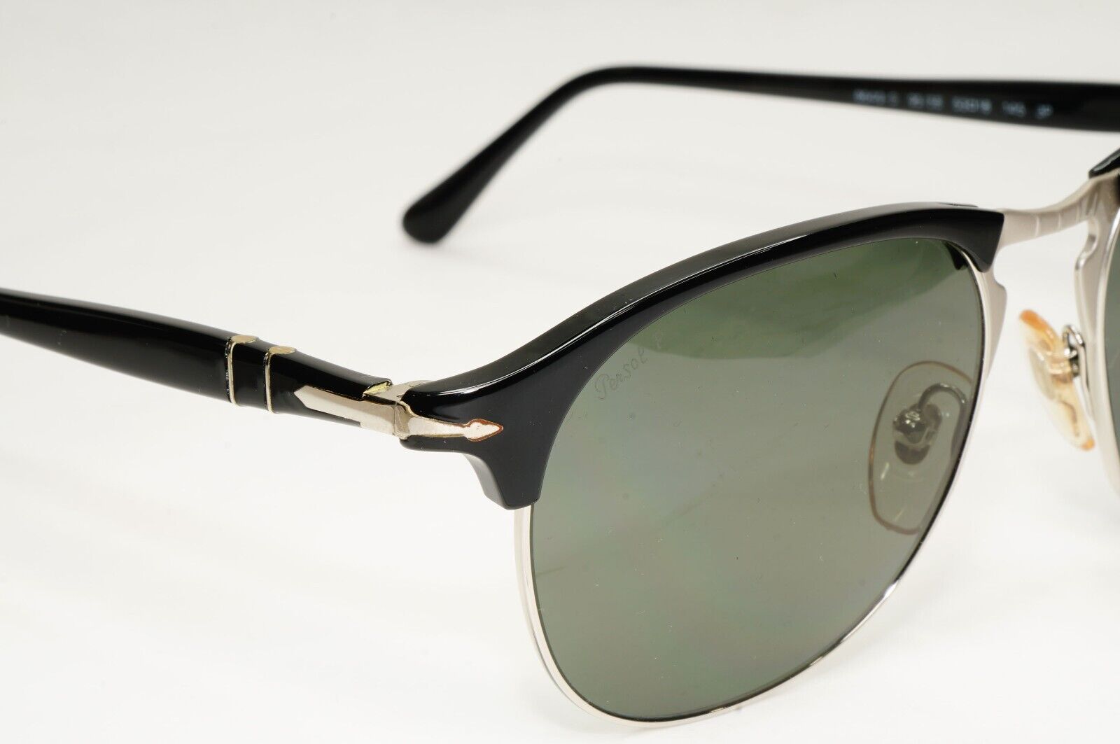 Persol Sunglasses 2015 Polarized Black Green Grey Silver 8649-S 95/58 53mm