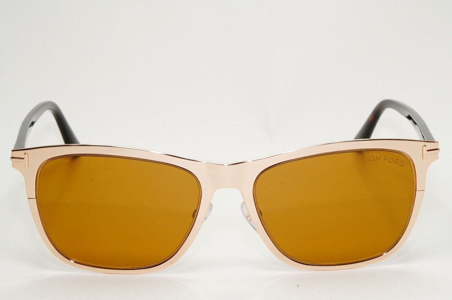 Tom Ford Sunglasses Alasdhair Gold Brown Metal Square FT0526 TF 526 28E 55mm