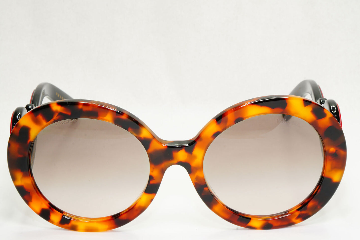 Prada Sunglasses Baroque Swirl Brown Red Gradient PR08TS SPR 08T VAH-4K0 141223