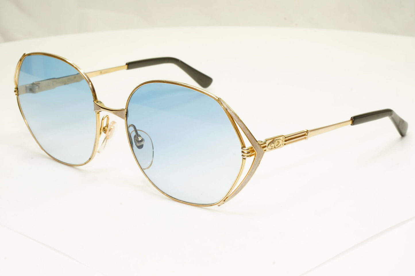 Dior Womens Vintage Sunglasses Germany 1990s Gold 2302 42 36213