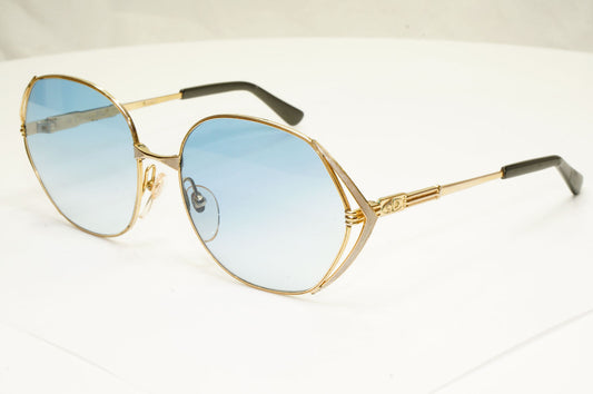 Dior Womens Vintage Sunglasses Germany 1990s Gold 2302 42 36213