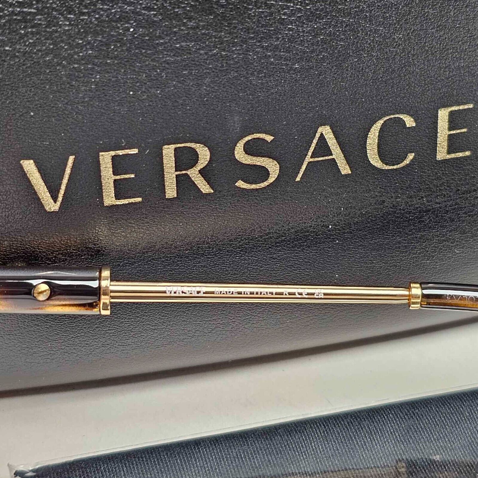 Versace Sunglasses Oversized Square Brown Gold Pink MOD VE 2261 1002/84 56mm