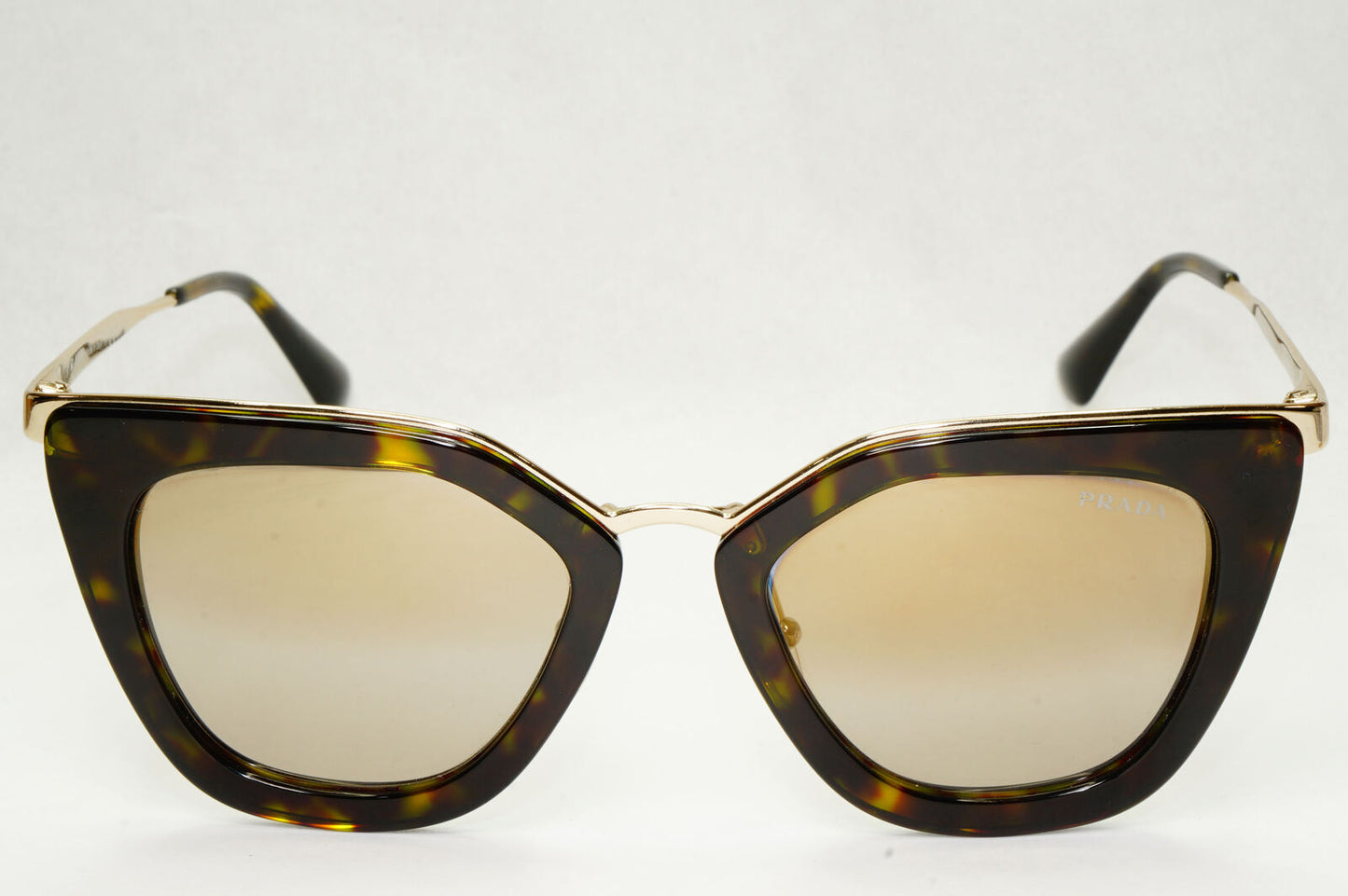Prada Sunglasses Brown Gold Mirror Cinema Catwalk PR53SS SPR 53S 2AU-6O0