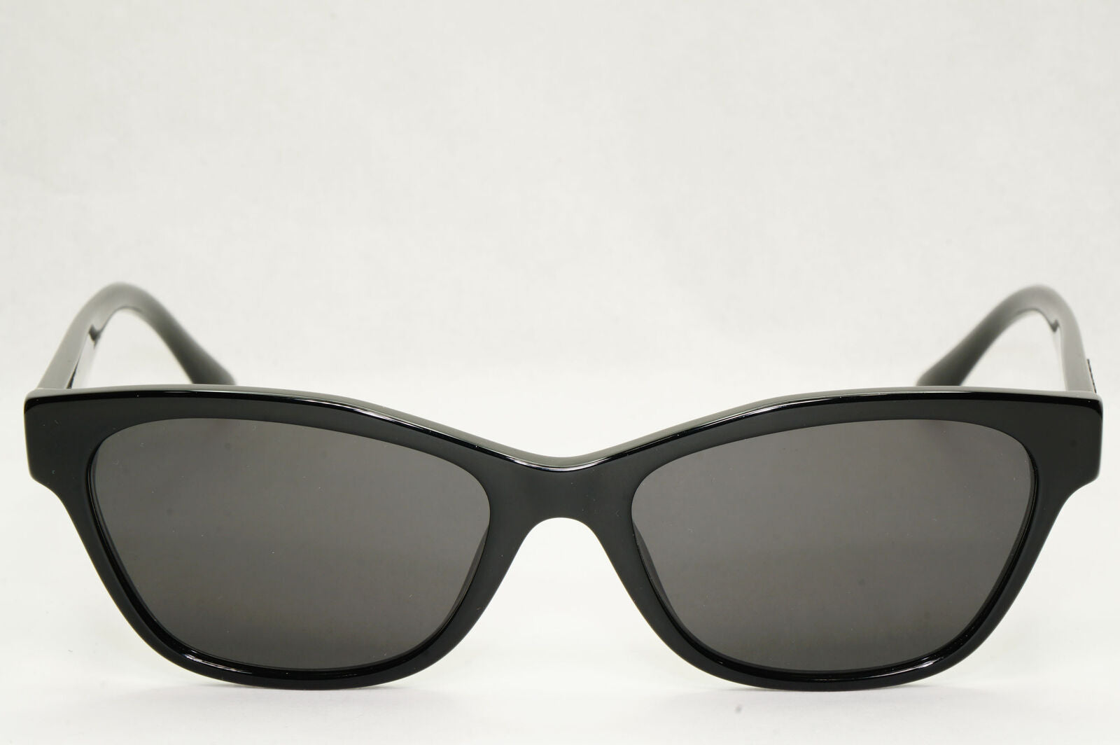 Prada Sunglasses Black Glossy Rectangle Fashion PR03WV VPR 03W 1AB-1O1 51mm