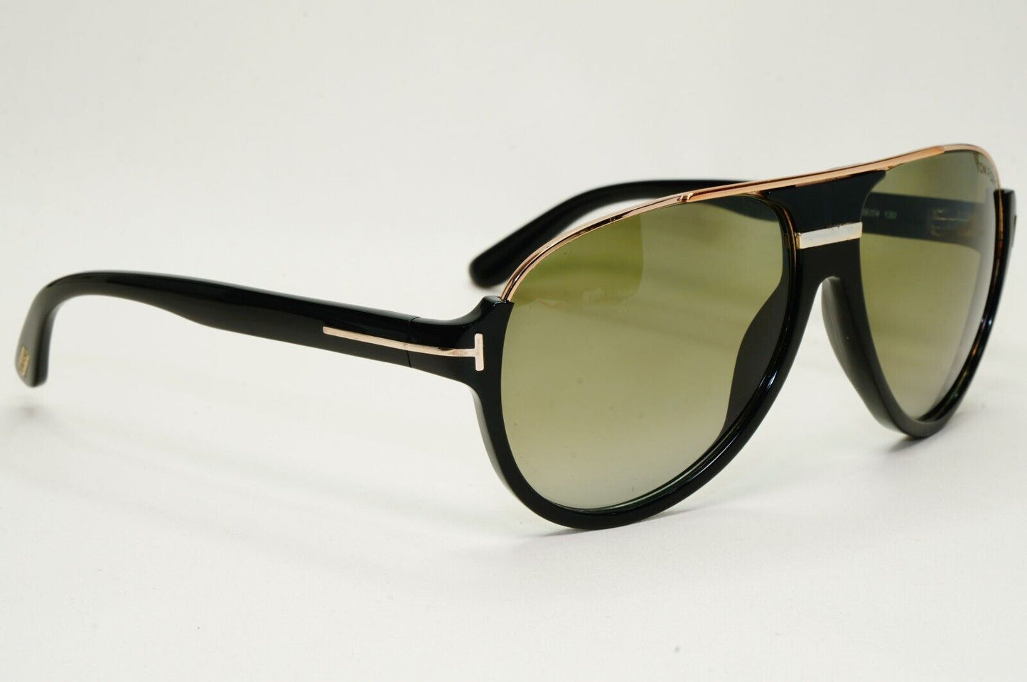 Tom Ford Sunglasses Dimitry Black Gold Green Pilot FT0334 TF 334 01P 311024