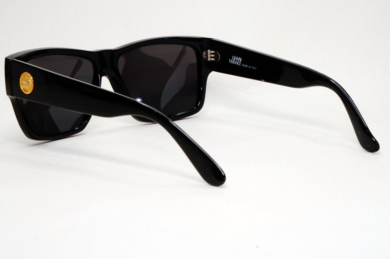 Gianni Versace Sunglasses 1993 Vintage Black Gold Medusa MOD 372 COL 852 091124