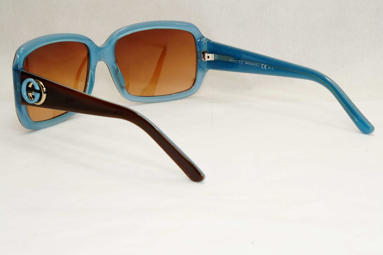 Gucci Sunglasses 2008 Vintage Brown Blue Square Gradient GG 3159/S IPRIF 270124