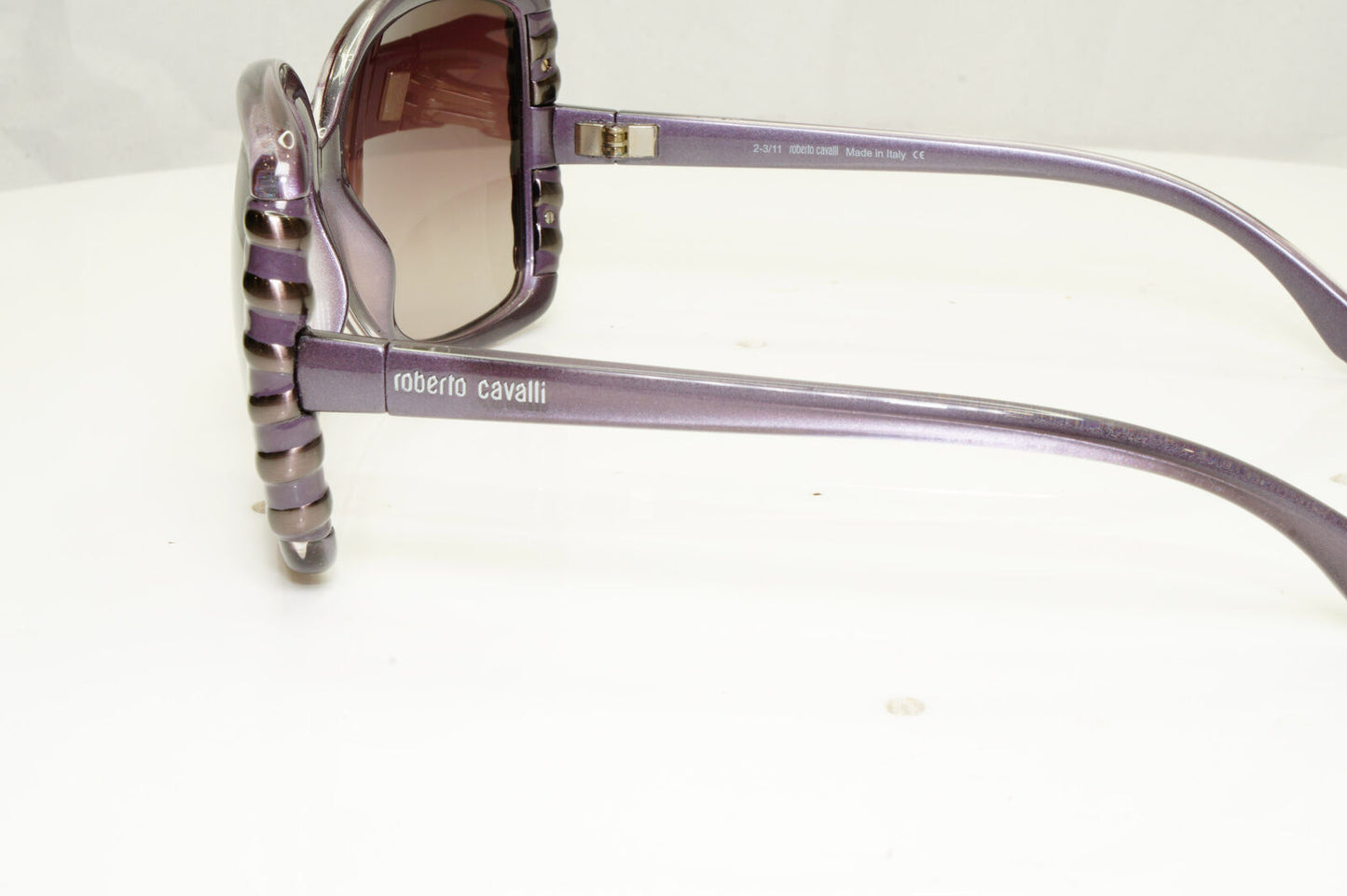 Authentic Roberto Cavalli Womens Vintage Sunglasses Violet Ginko 659 80Z 34784