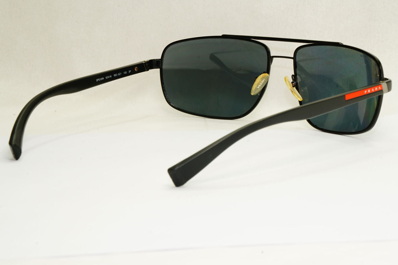 Prada Sunglasses 2011 Vintage Polarized Black Pilot PS55NS SPS 55N 1BO5Z1 180224