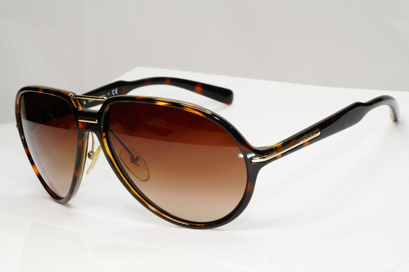 Prada 2009 Sunglasses Brown Tortoiseshell Pilot PR20NS SPR 20N 2AU-6S1 110123