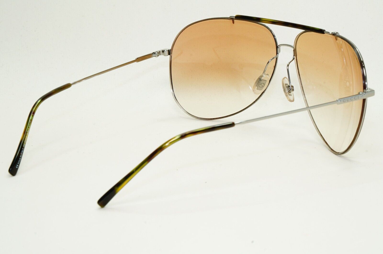 Gucci Sunglasses 2009 Vintage Light Weight Pilot Brown GG 1852/S 6LBK3 301024