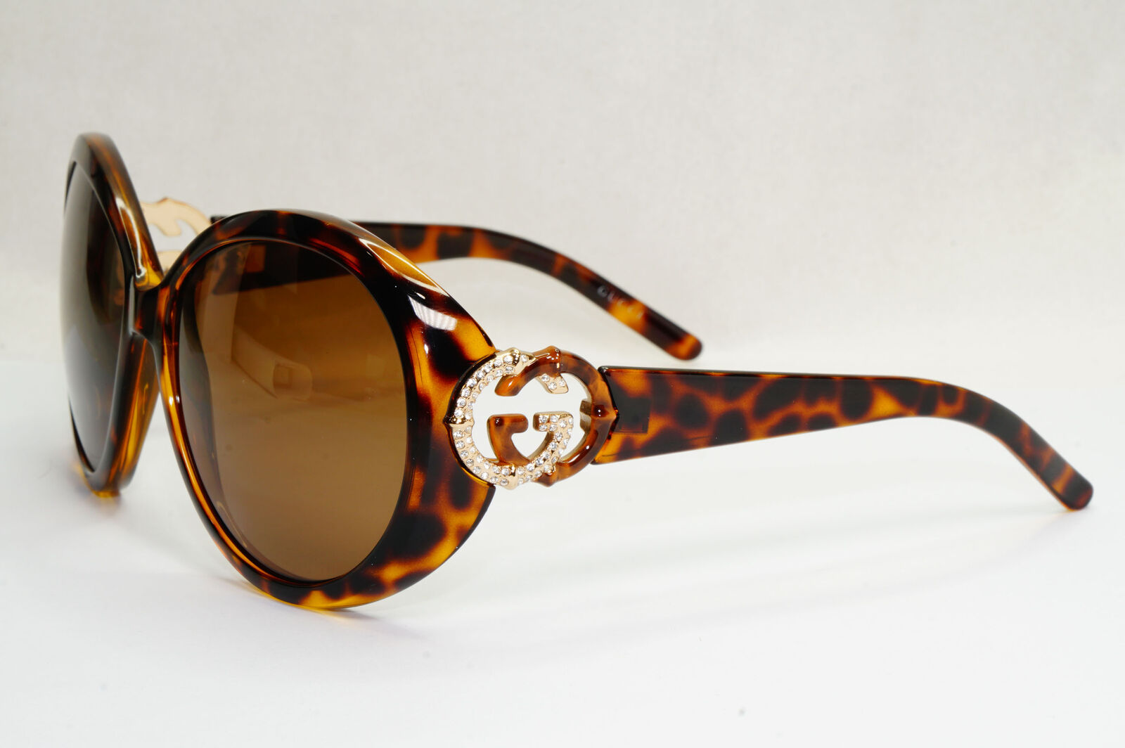 Gucci Sunglasses 2009 Vintage Brown Tortoise Gold Large GG 3069/S V08CC 180224