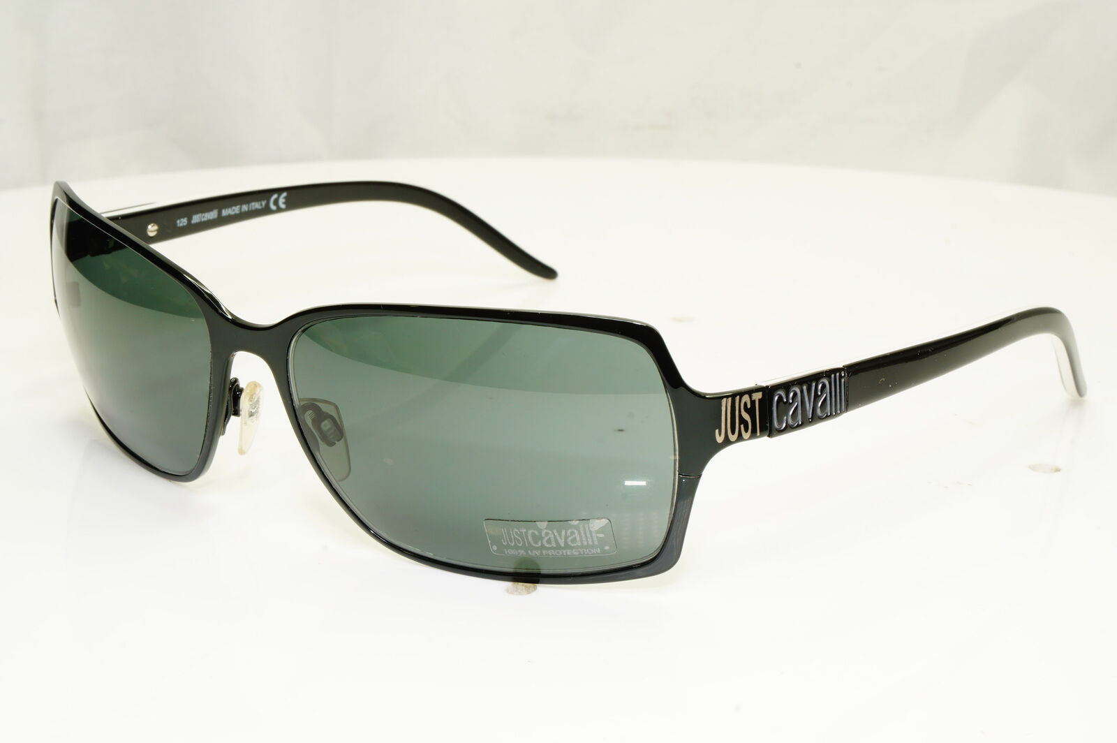 Authentic Just Cavalli Mens Womens Vintage Sunglasses Black JC 6S B5 270721