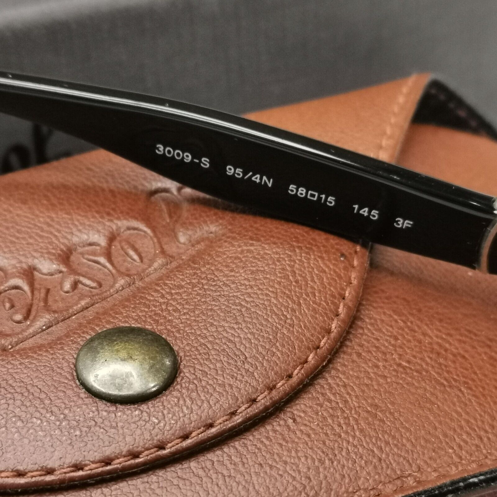 Persol Sunglasses 2011 Roadster Black Polarized Photo Chromic 3009-S 95/4N 58mm