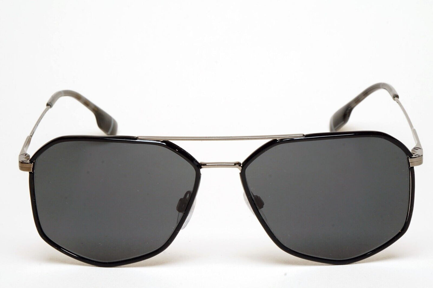 Burberry Sunglasses Ozwald Black Grey Navigator BE 3139 1144/87 58mm