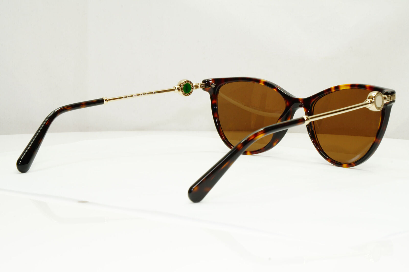 Bvlgari Sunglasses Brown Tortoiseshell Gold Square 4162 504 250123