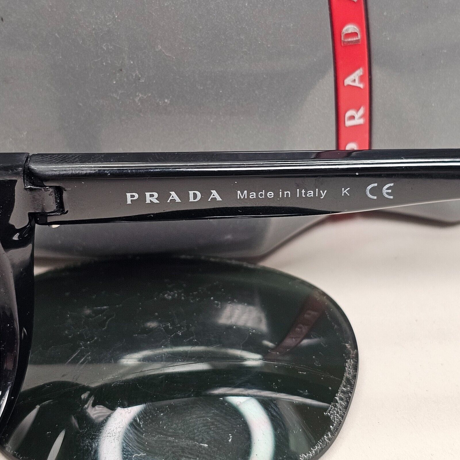 Prada Sunglasses 2014 Vintage Square Wrap PS01RS SPS 01R 1AB-3O1 061024