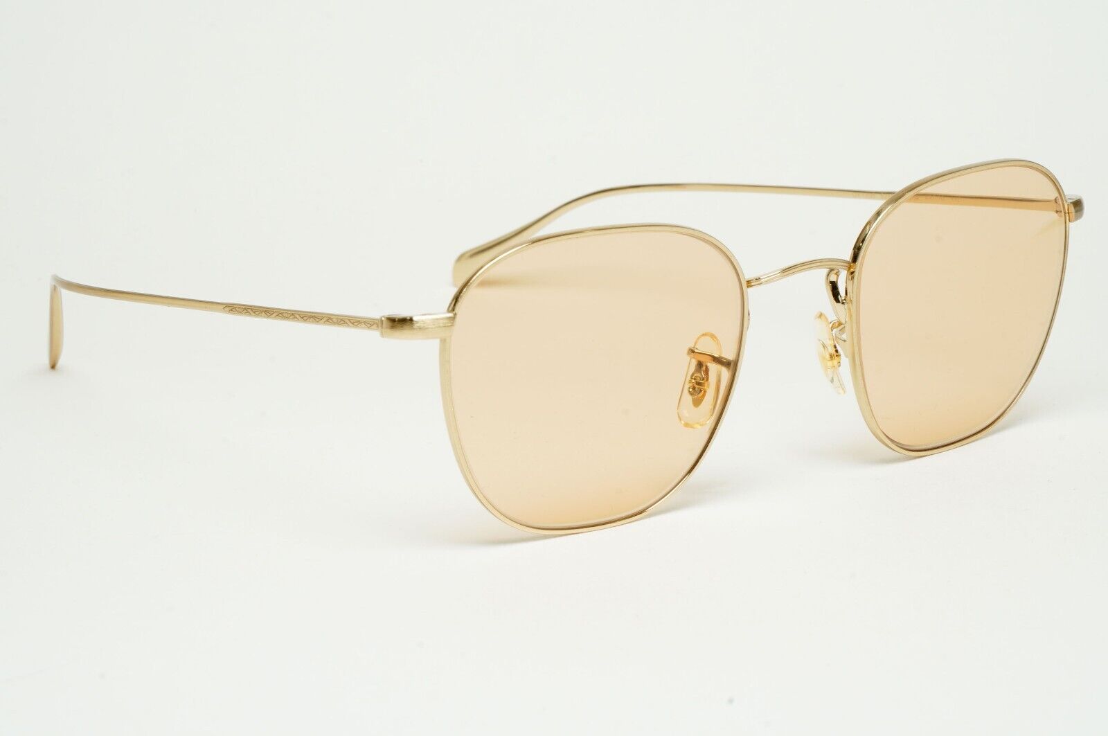 Oliver Peoples Sunglasses Clyne Gold Amber Yellow Dusk Beach OV 1305 5245 49mm