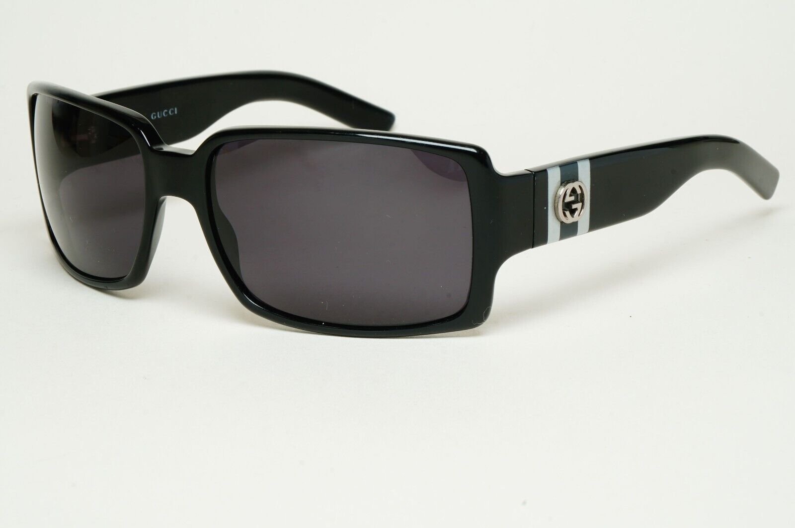 Gucci Sunglasses 2004 Vintage Black Wrap Square Retro GG 2563/S Z8P 60mm 180125