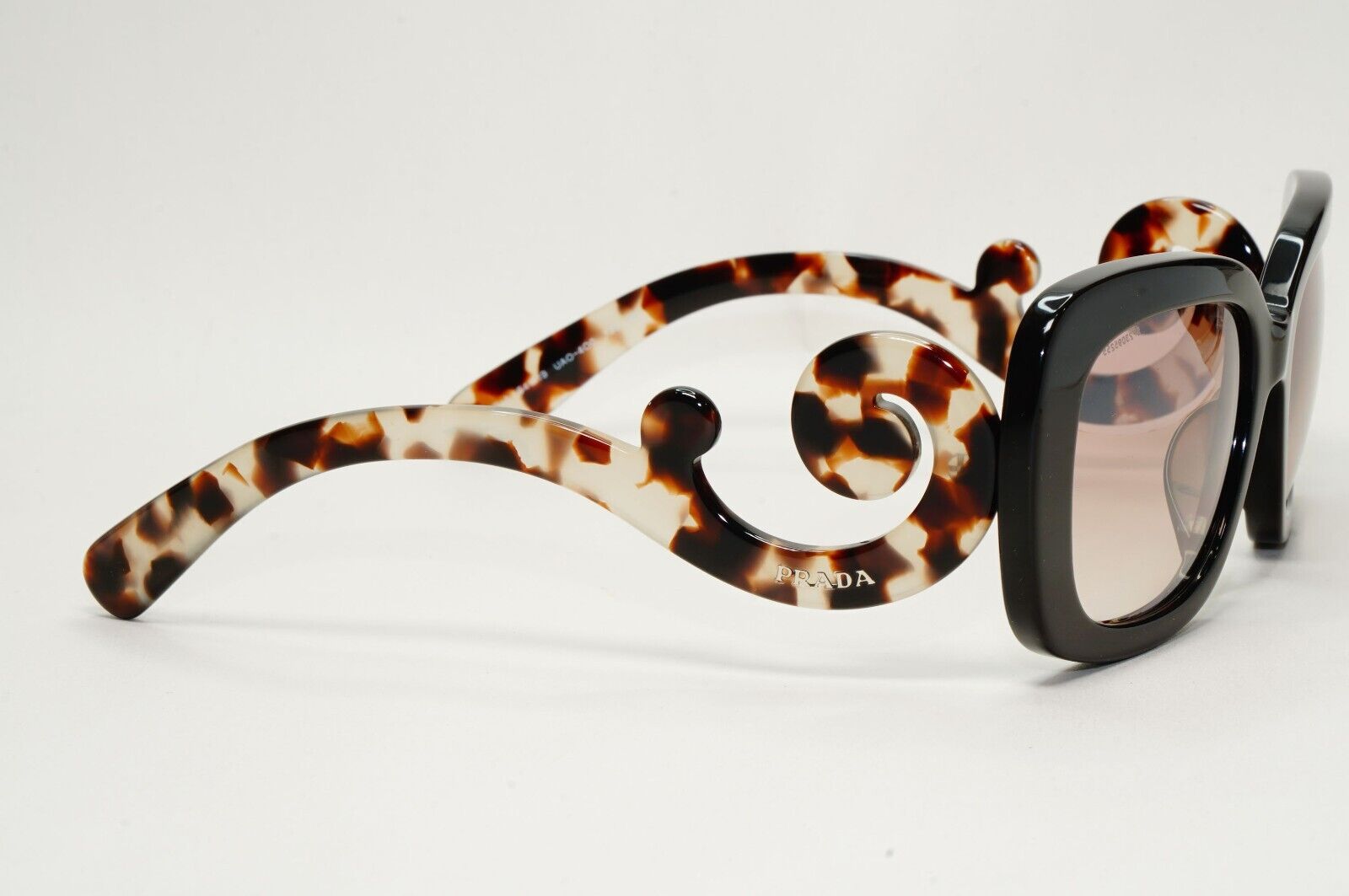 Prada Sunglasses Baroque Swirl Brown Marble Gradient PR27OS-A SPR 27O-A UAO-4O0
