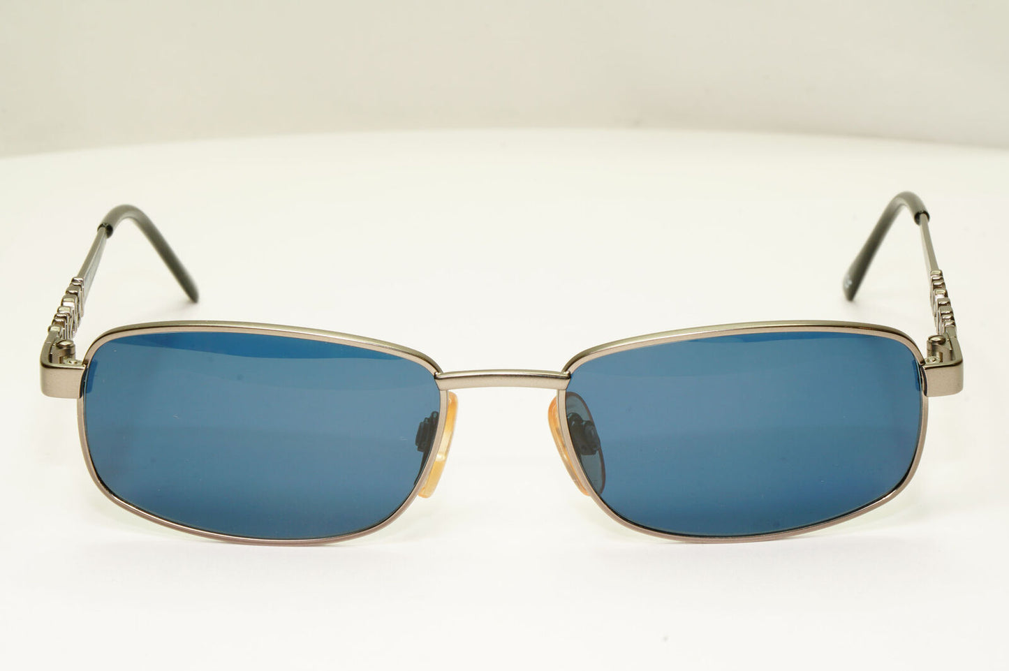 Versus 1995 Vintage Grey Blue Metal Sunglasses Gianni Versace MOD R27 COL 948