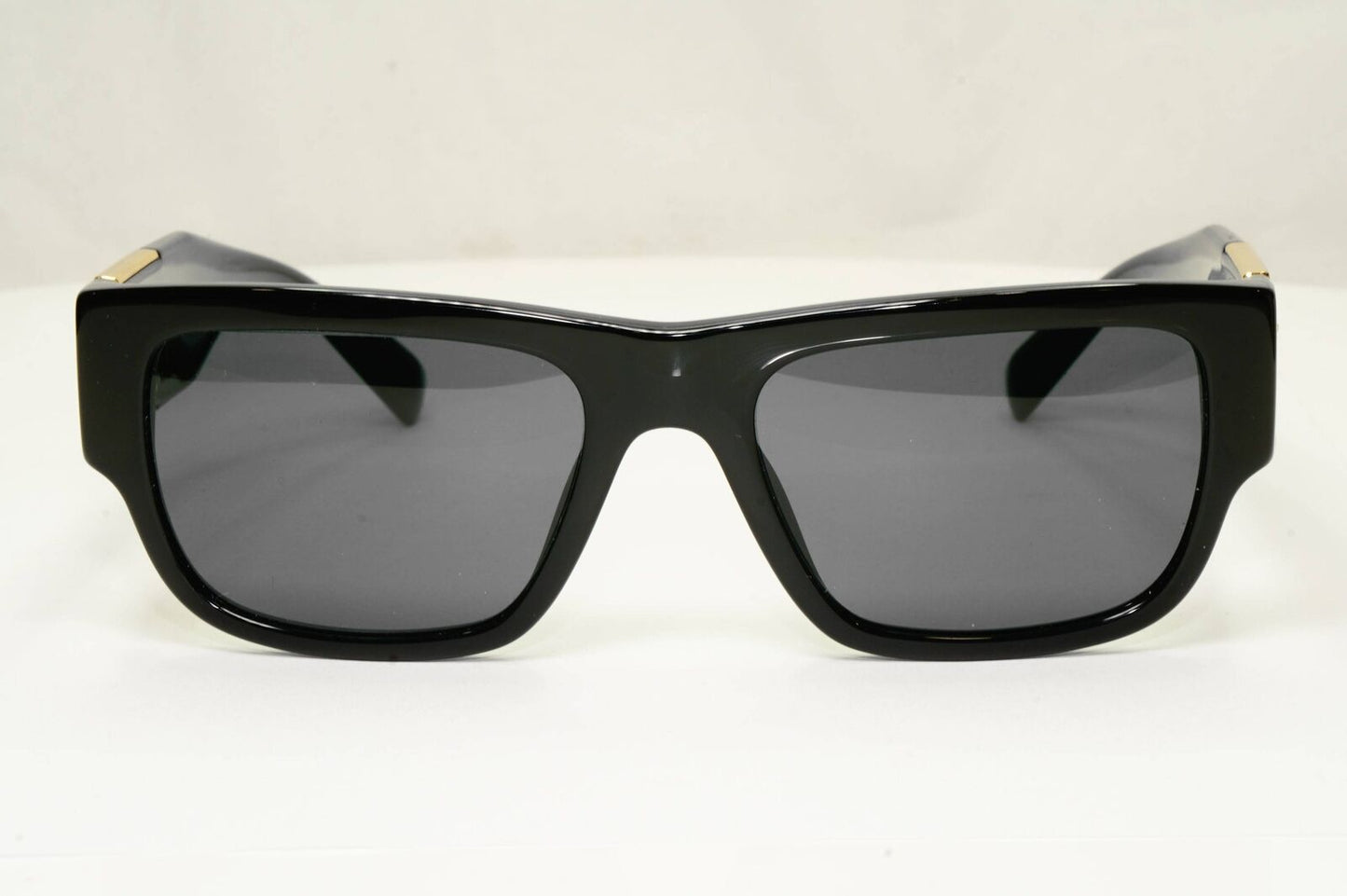 Versace Sunglasses Black Medusa Gold Square Biggie MOD VE 4406 GB1/87