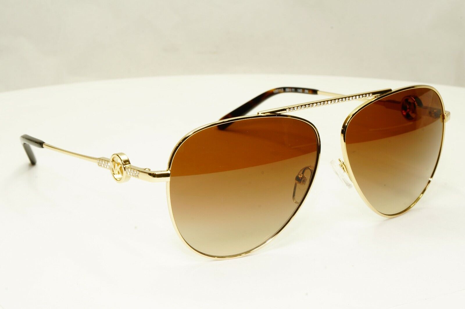 Michael Kors Sunglasses Pilot Gold Brown Gradient MK 1066-B Salina 1001/13