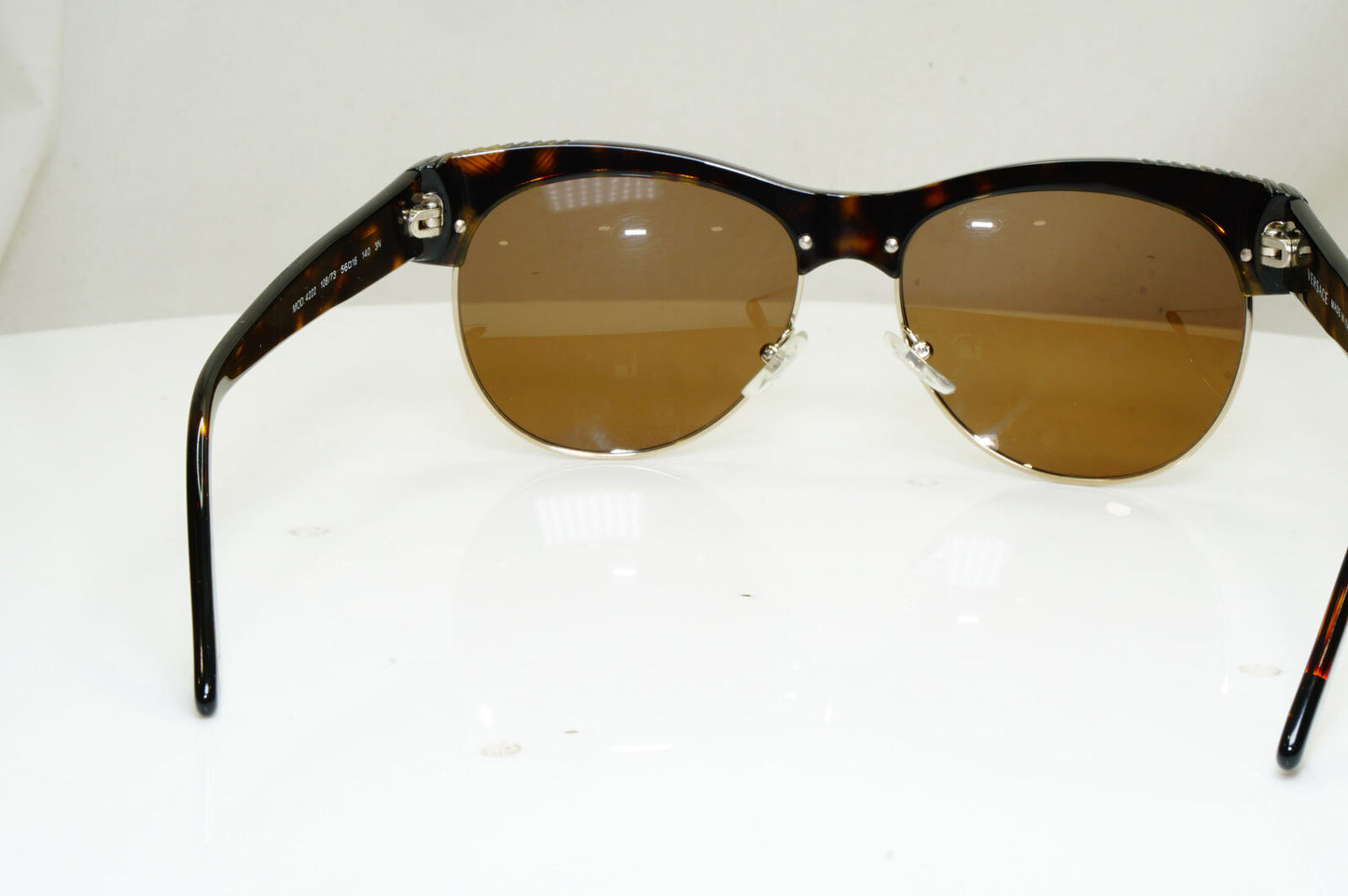 Authentic VERSACE Womens Vintage Sunglasses Brown Square 4222 108/T3 29315