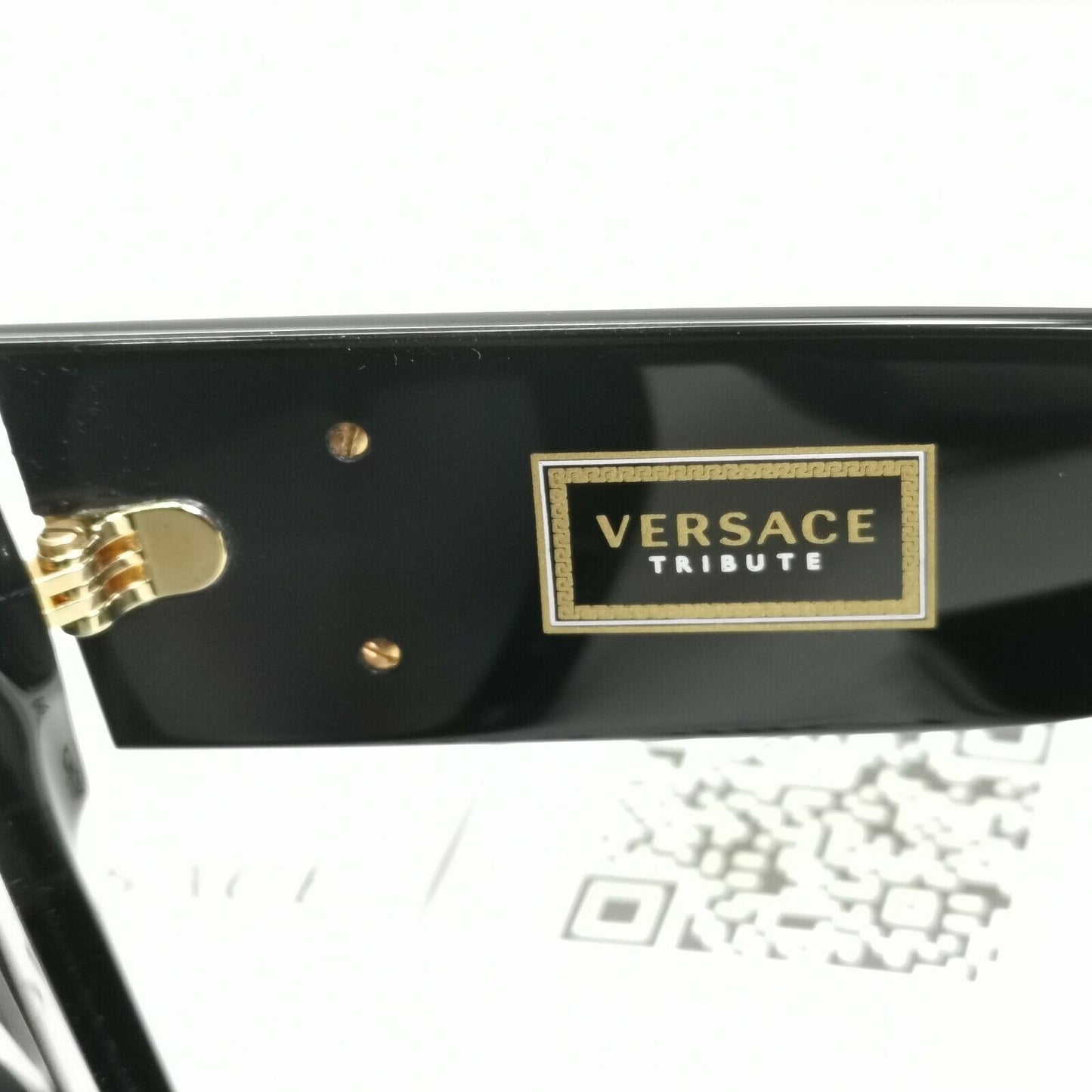 Versace Gold Medusa Polarized Black Sunglasses Womens Tribute 1996 4353 GB1/T3
