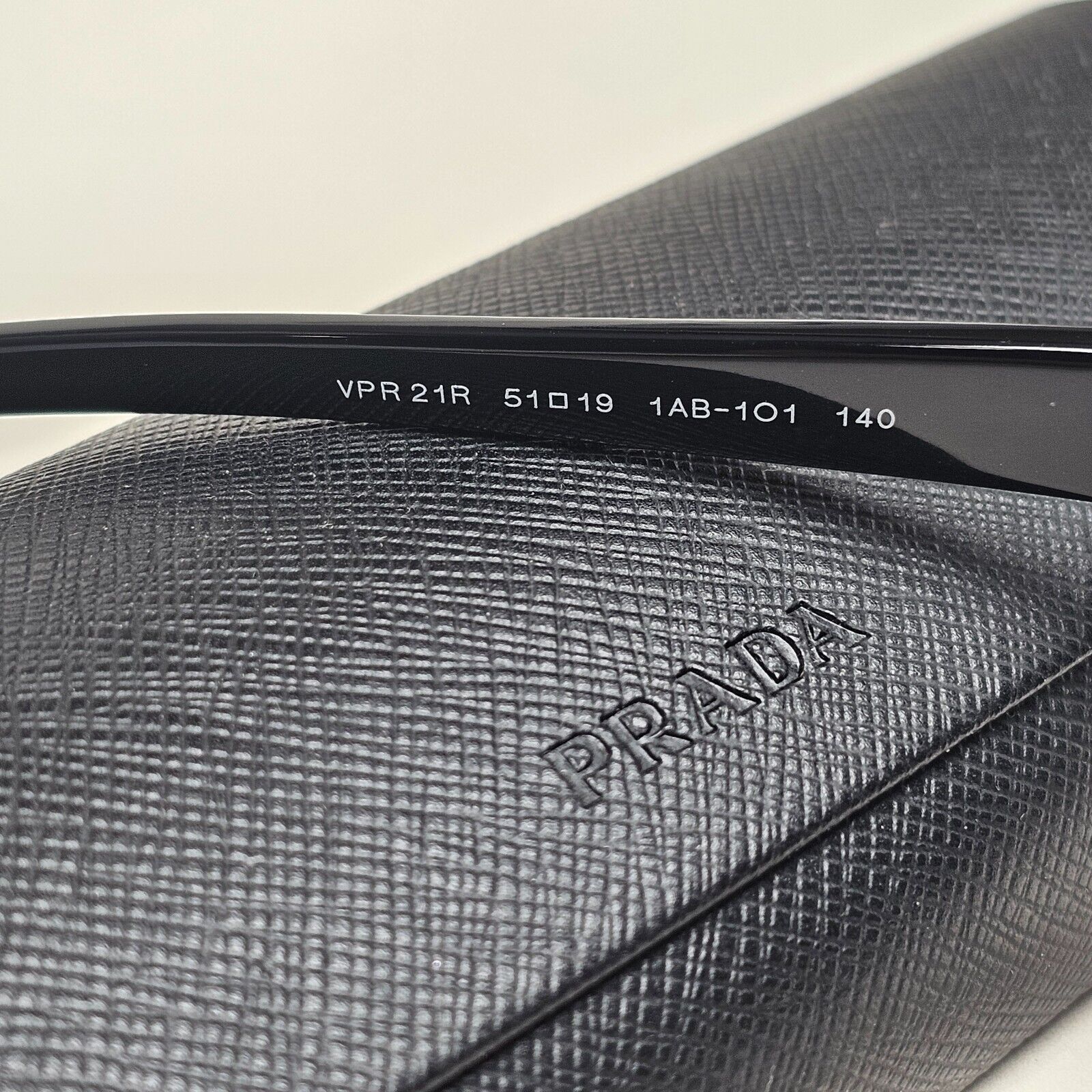 Prada Sunglasses 2014 Studded Black Glossy PR21RV VPR 21R 1AB-1O1 51mm 231124