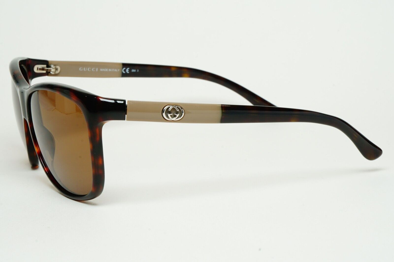 Gucci Sunglasses 2013 Vintage Brown Tortoiseshell Square GG 3613/S 6F4HA 070125
