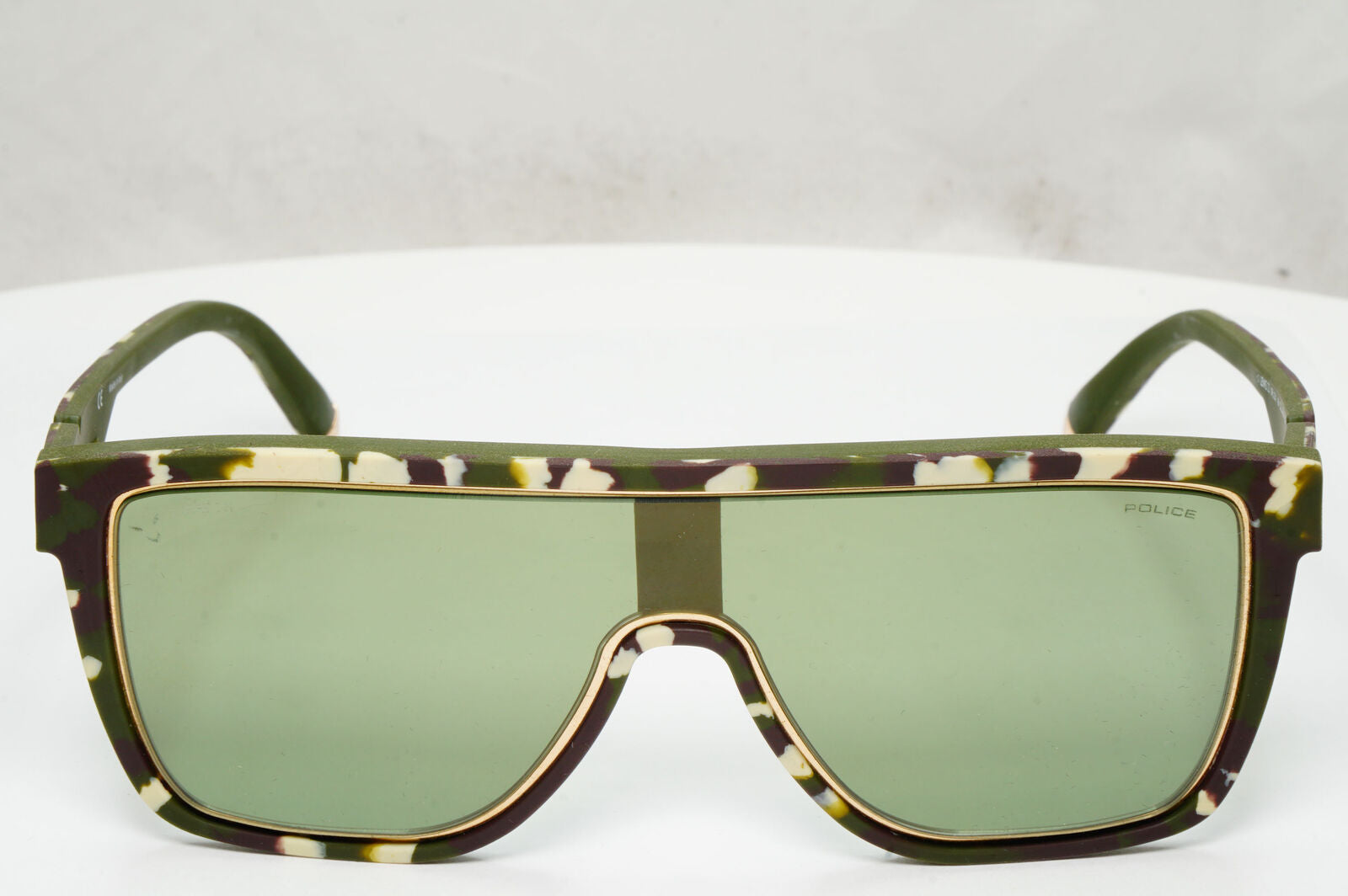 Police Lewis Hamilton F1 Sunglasses Green Mirror Camouflage SPL C51 COL XAJV 23