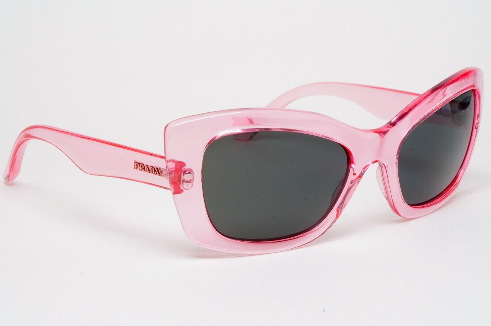 Prada Sunglasses 2018 Pink Transparent Cat Eye PR19MS SPR 19M ABH-1A1 060125