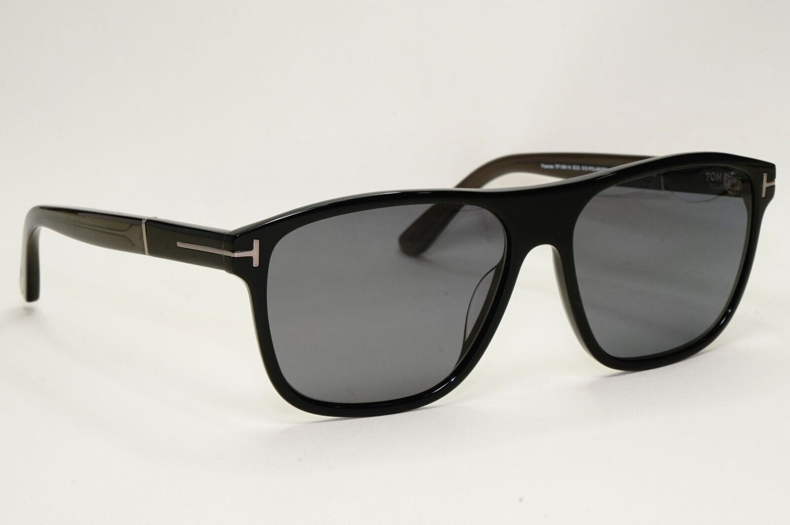Tom Ford Sunglasses Black Polarised Square Frances FT1081-N TF 1081-N 01D 58mm