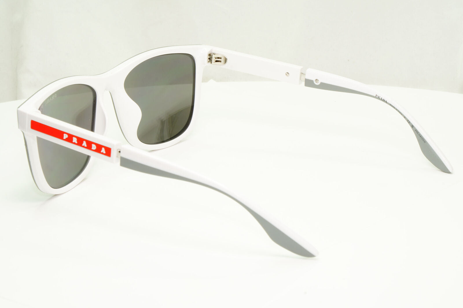 Prada Polarized Mirror Silver Sunglasses Square PS04XS F SPS 04X-F 04S-04L