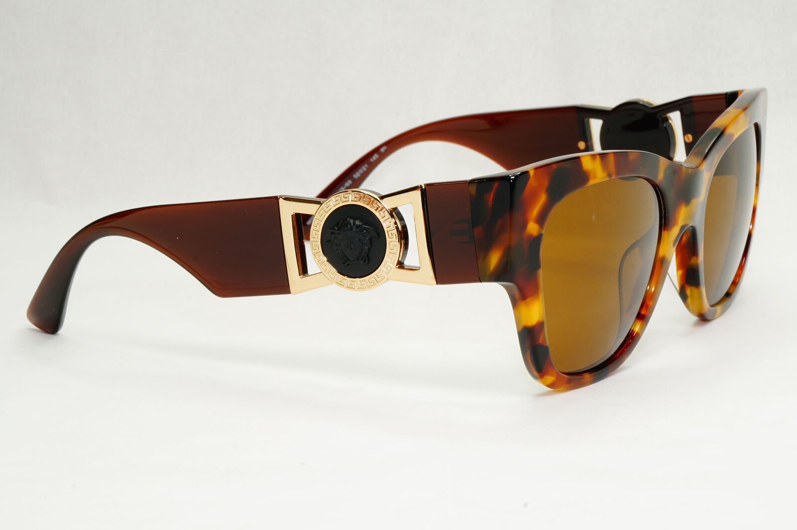 Versace Sunglasses Gold Brown Tortoiseshell Medusa Square MOD VE 4415-U 5119/63